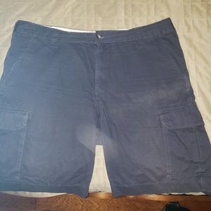 Mens Navy Merona Cargo Shorts 42